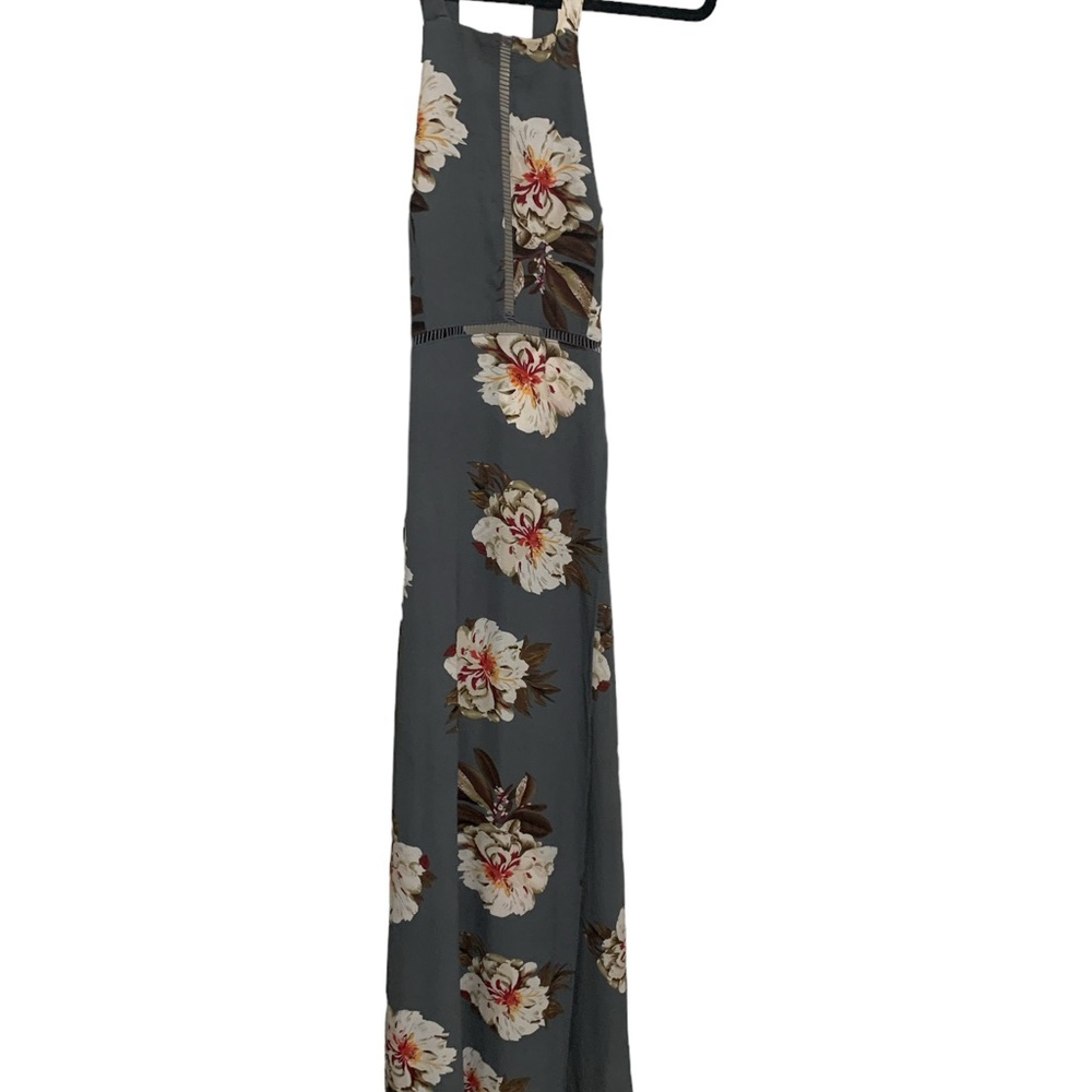 Floral Halter Maxi Dress